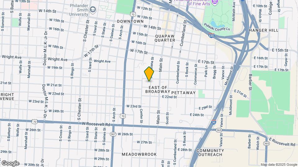 2014 S Louisiana St Map and Location Details