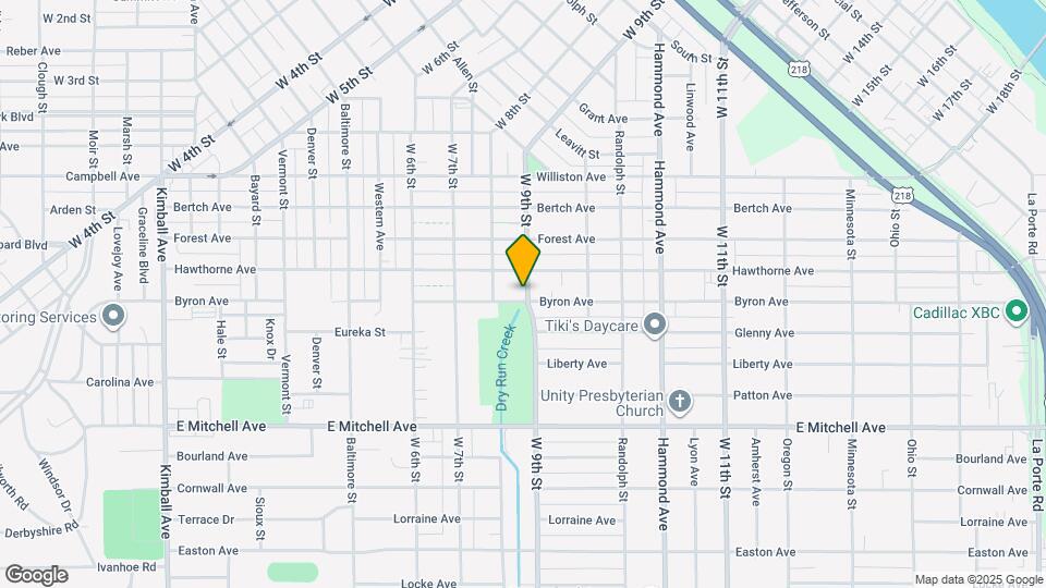 1522 W 9th St Mapa y Detalles de la Ubicación