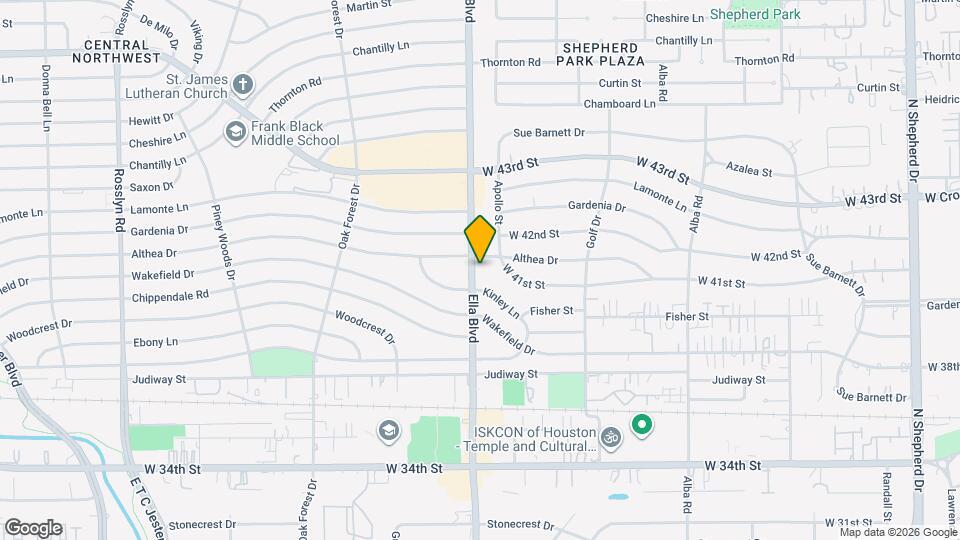 3914 Ella Blvd Map and Location Details