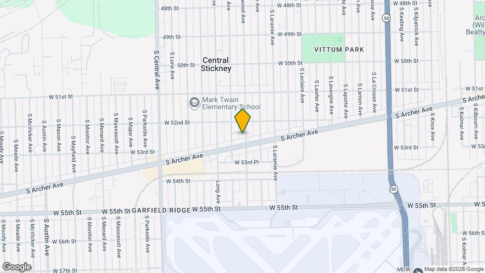 5230 S Lockwood Ave Map and Location Details