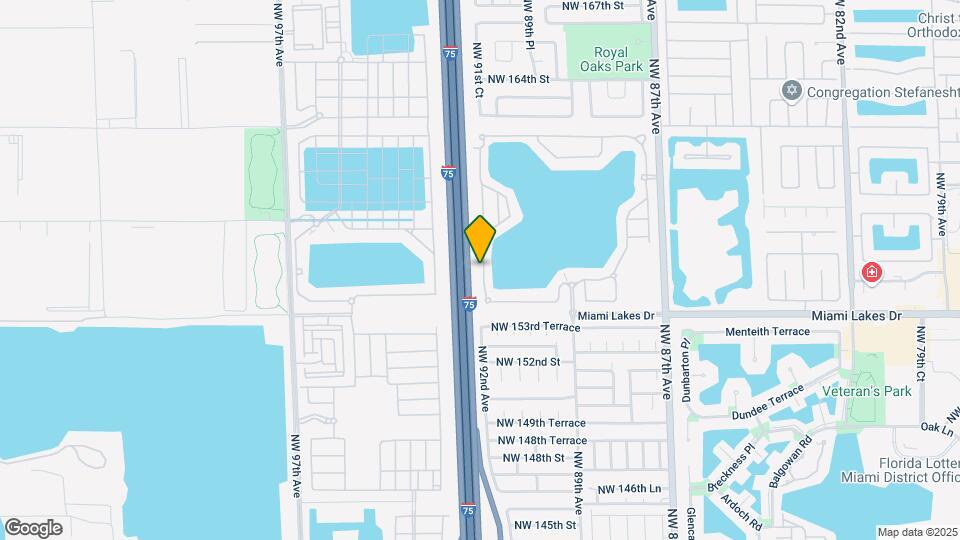 15668 NW 91st Ct Map and Location Details