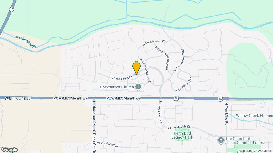 4264 W Lovegood Ln Map and Location Details