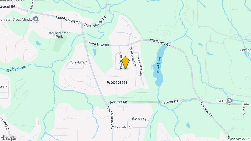 4381 Ward Bluff Ct Map and Location Details