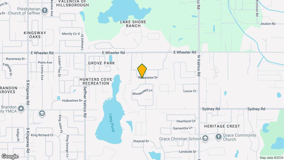 1319 Rowantree Dr Map and Location Details