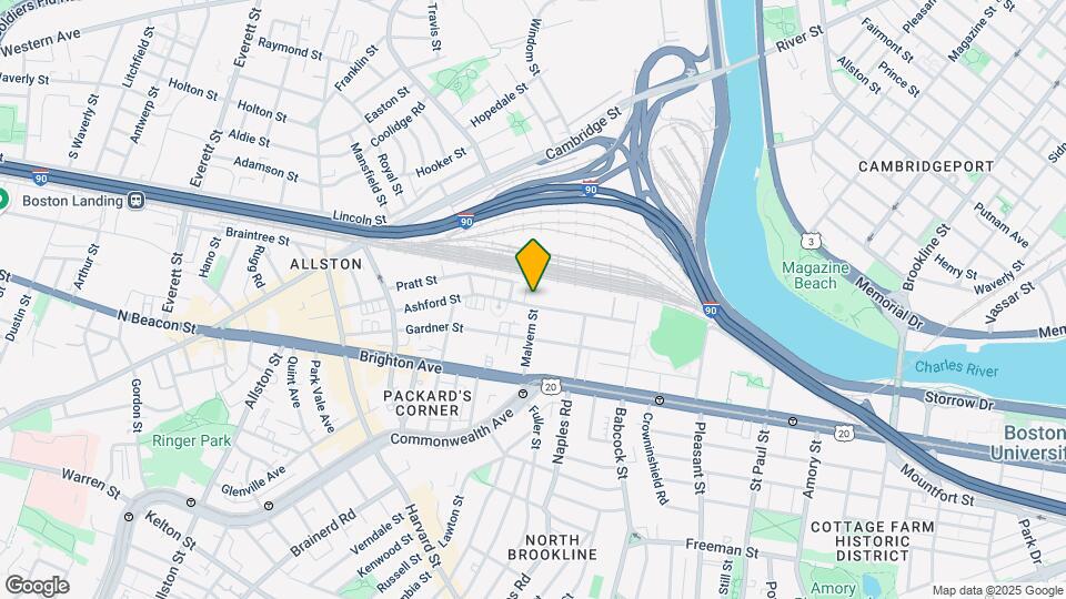 74 Ashford St, Unit 508 Map and Location Details