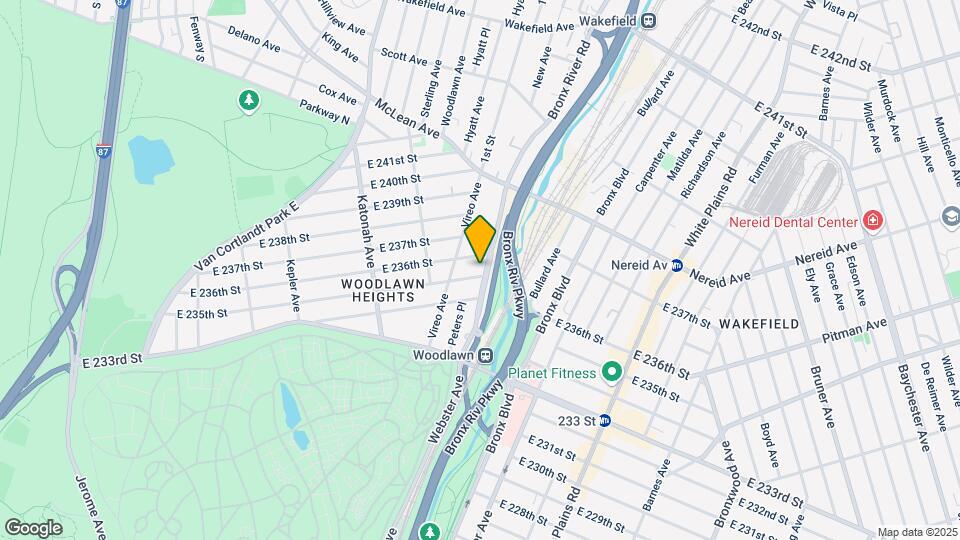 4279 Webster Ave Mapa y Detalles de la Ubicación