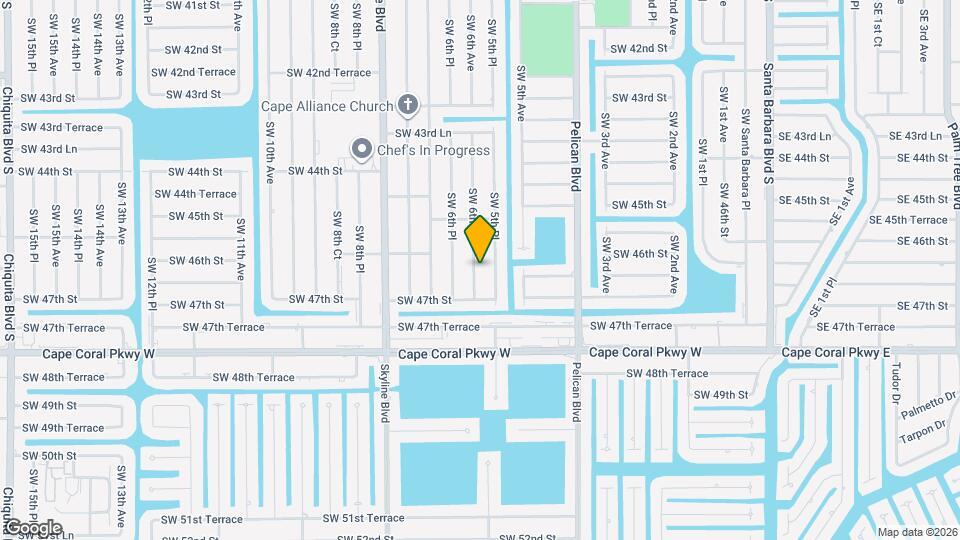 4611 SW 6th Ave Map and Location Details