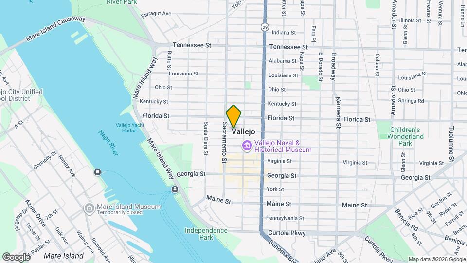 421 Carolina St Map and Location Details