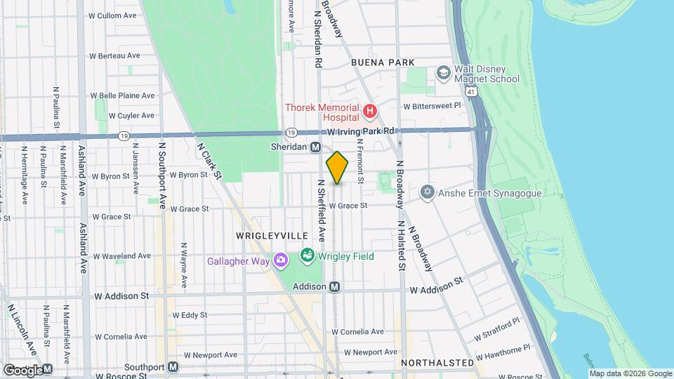 3824 N Wilton Ave, Unit 422 Map and Location Details