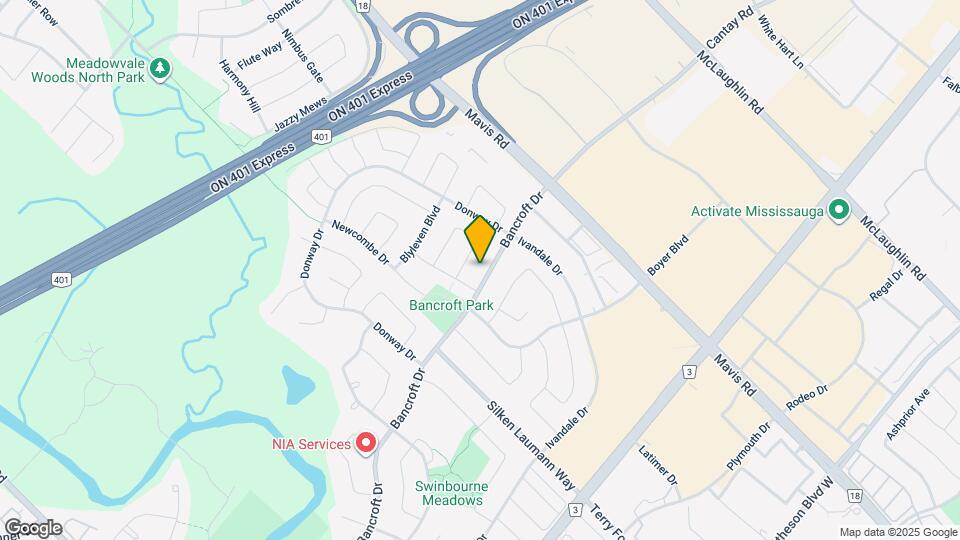 897 Bancroft Dr Map and Location Details