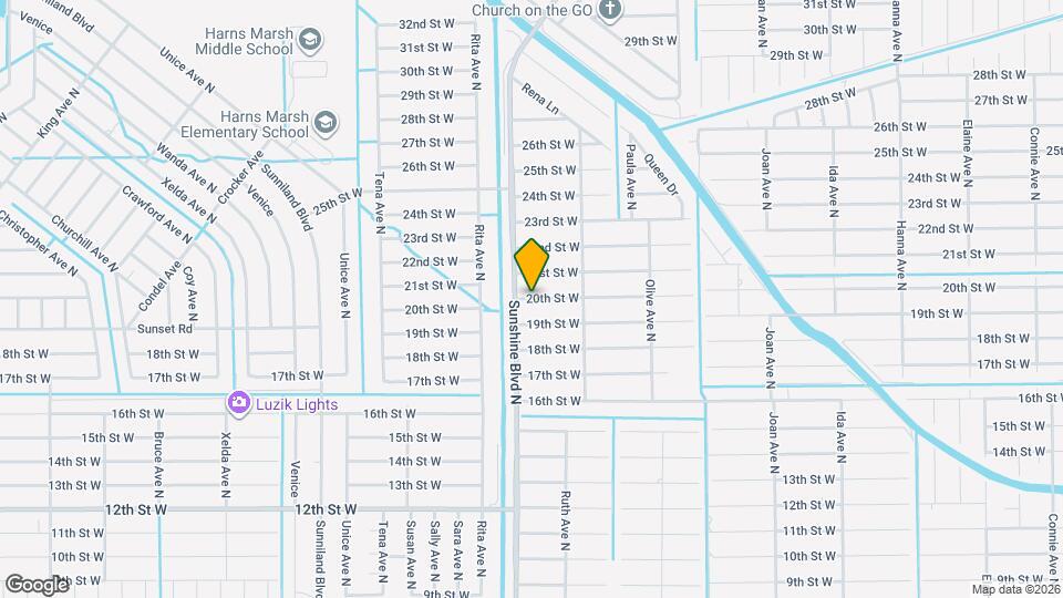 3317 20th St W Mapa y Detalles de la Ubicación