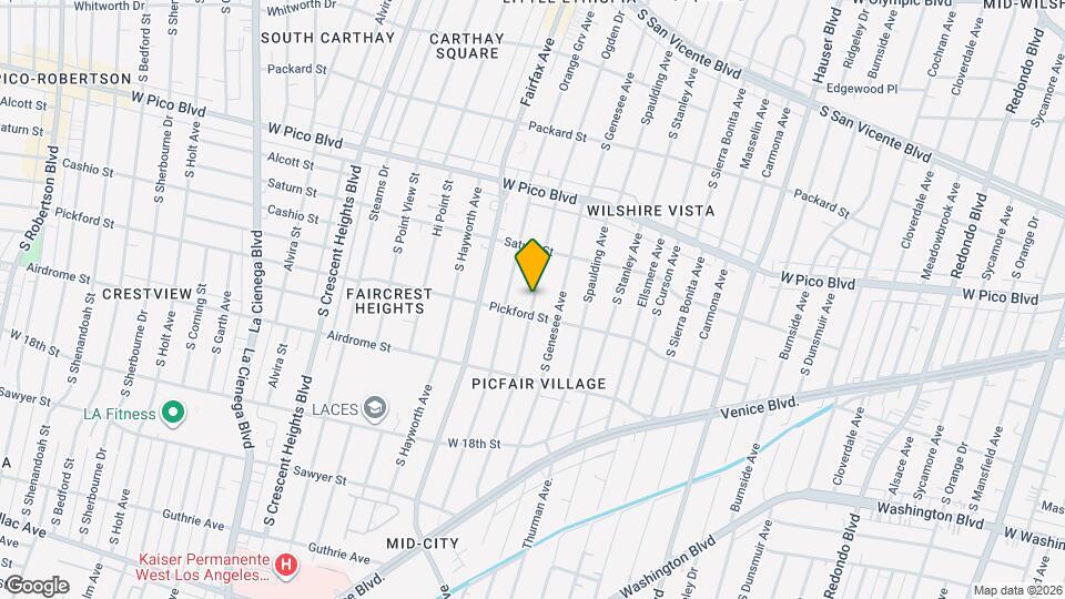 1559 S Ogden Dr Map and Location Details