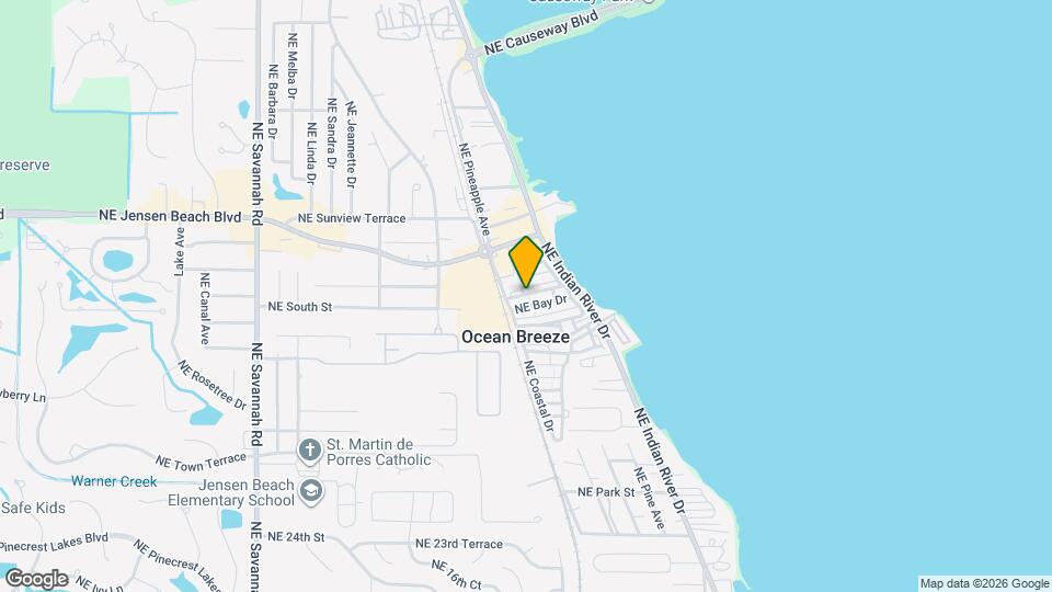 91 NE Ocean Breeze Dr Map and Location Details