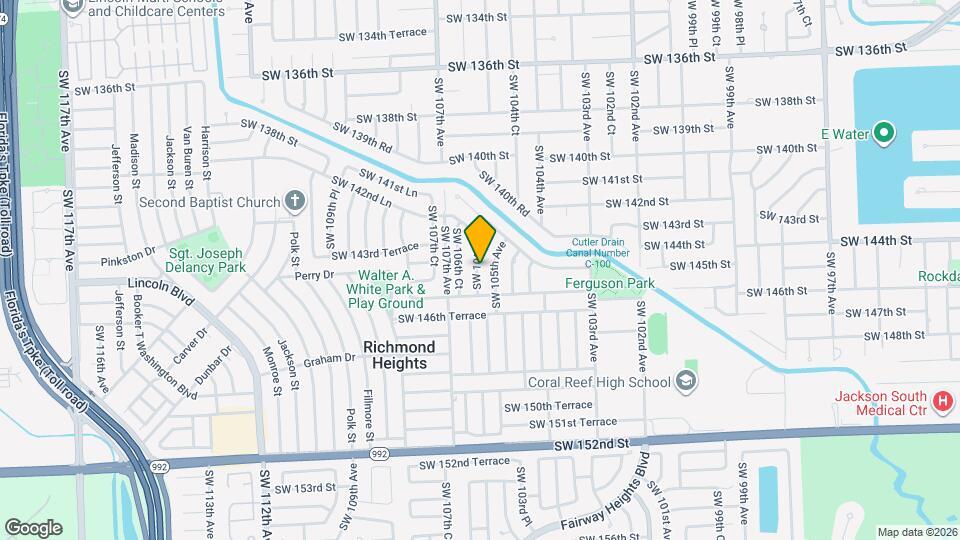 14515 SW 105th Ct Map and Location Details