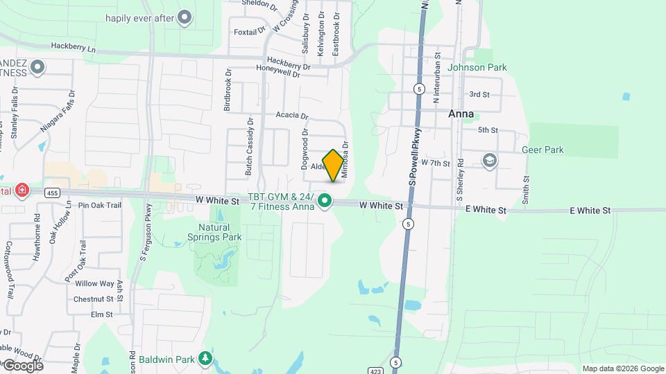 721 Bamboo Dr Map and Location Details