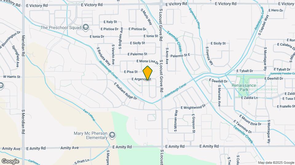 4055 S Leaning Tower Ave Map and Location Details