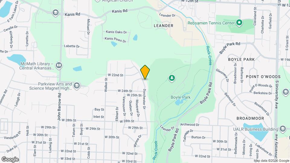 2221 Dorchester Dr Map and Location Details