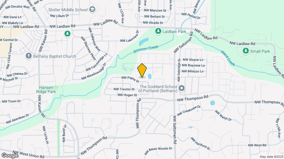 13435 NW Payne Dr Map and Location Details