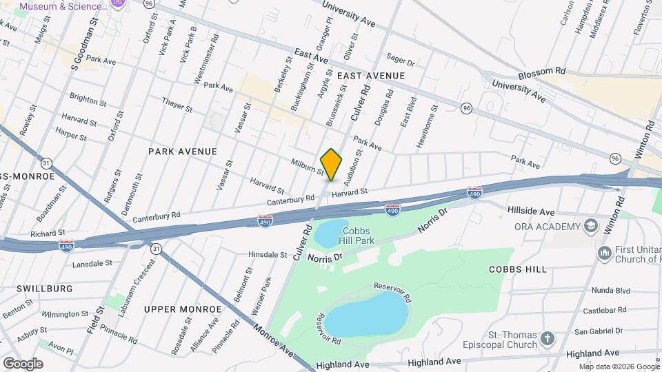 190 Culver Rd Mapa y Detalles de la Ubicación
