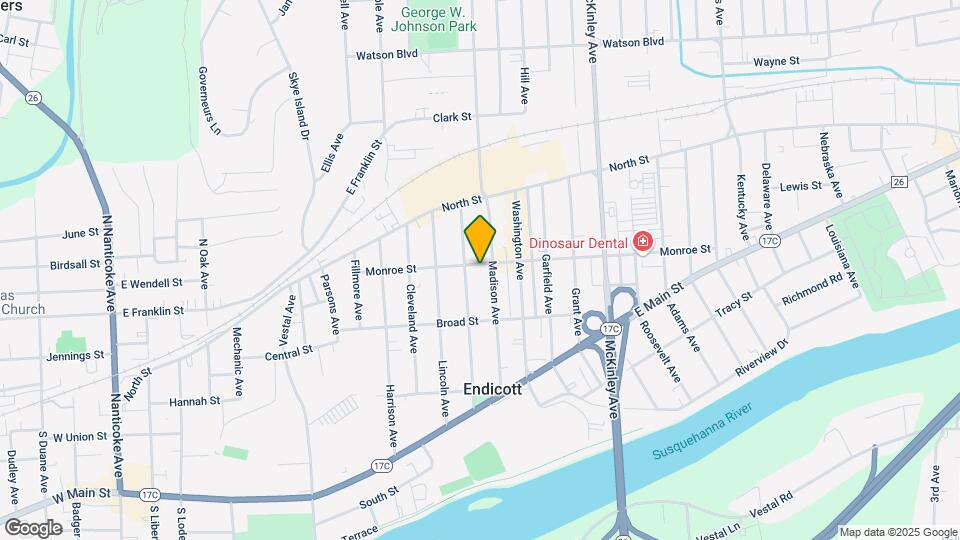 1104 Monroe St Map and Location Details