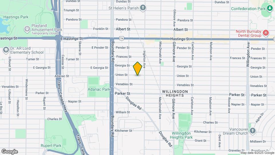 3850 Union St Map and Location Details