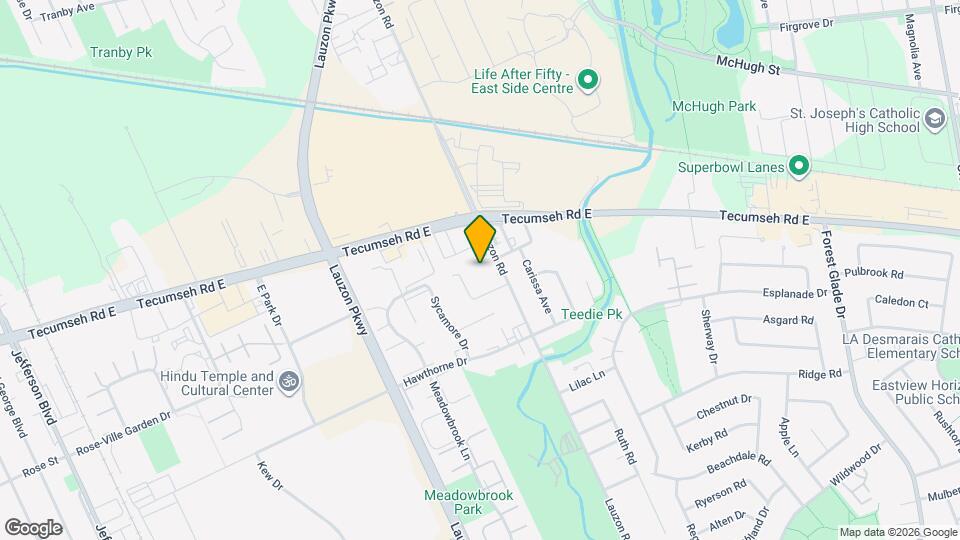 2565 Lauzon Rd Map and Location Details