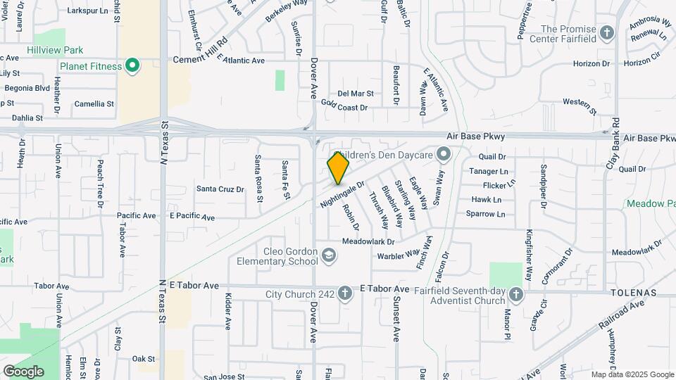 742 Nightingale Dr Map and Location Details