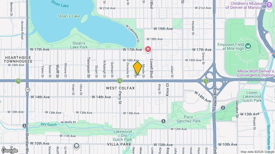1518 Newton St Map and Location Details