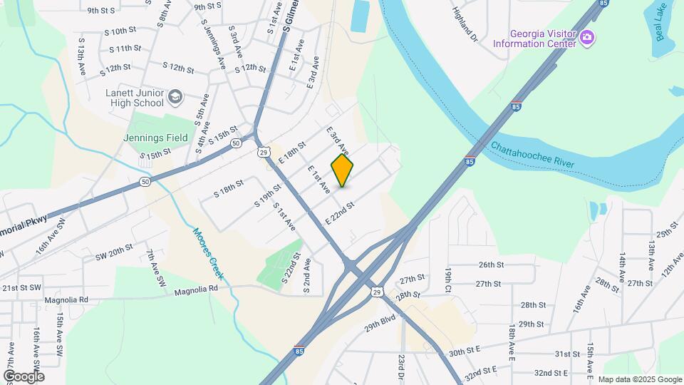 108 E 21st St Map and Location Details