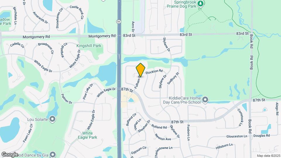 2122 Fulham Dr Map and Location Details