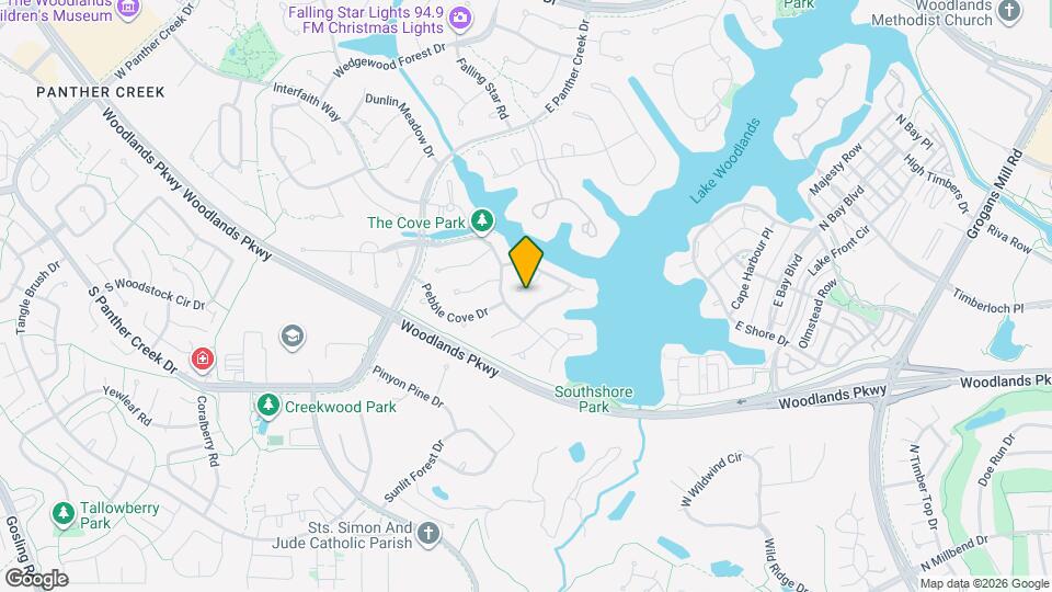 6 Meadow Cove Dr Map and Location Details