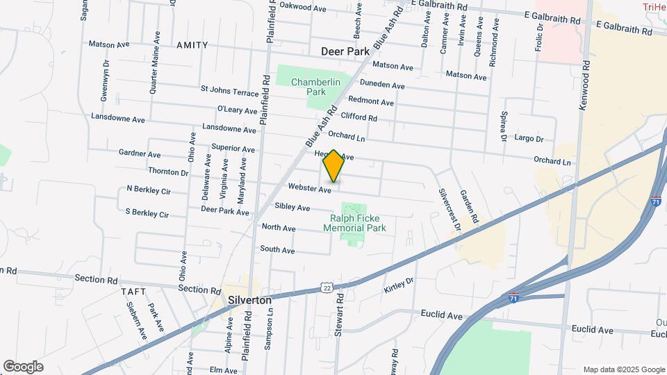 4220 Webster Ave Map and Location Details