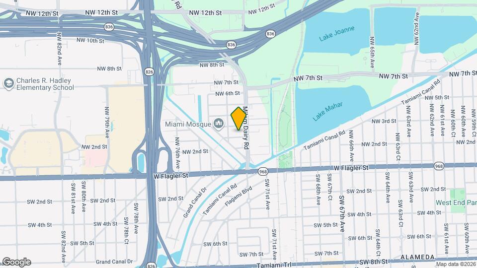 7231 NW 2nd Terrace Map and Location Details