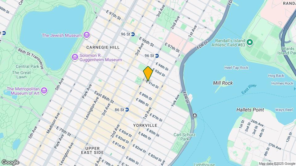 306 E 91st St-Unit -6G Map and Location Details