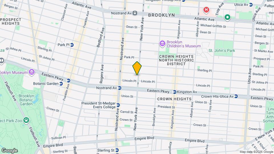 268 New York Ave Map and Location Details