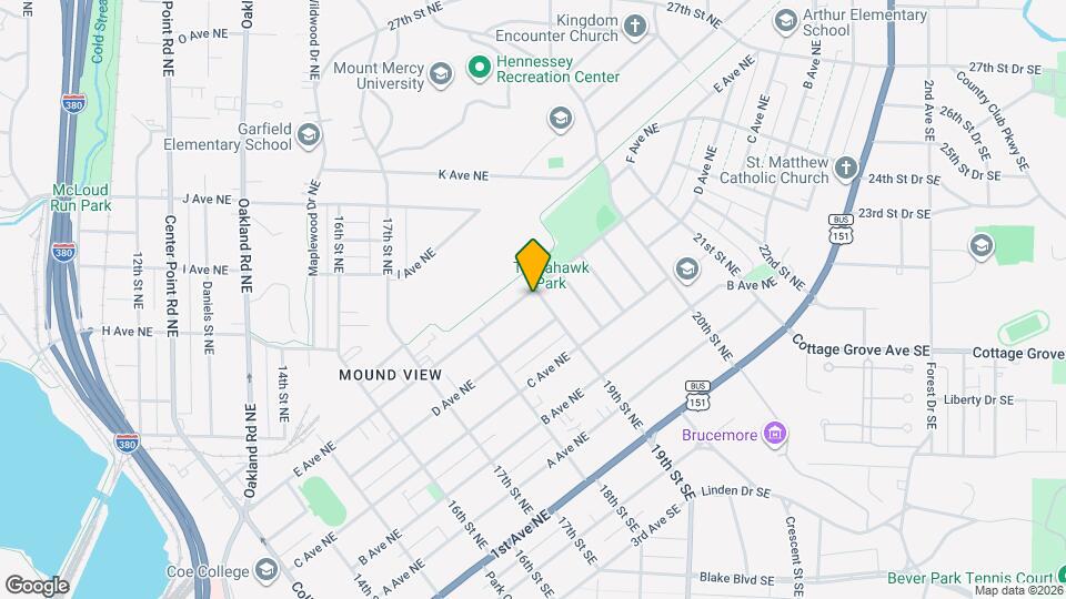 529 19th St NE Map and Location Details