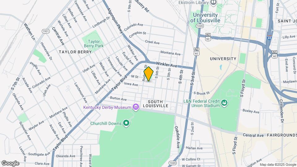 619 Iowa Ave Map and Location Details