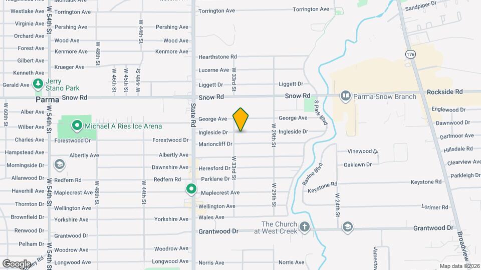 3203 Ingleside Dr Map and Location Details