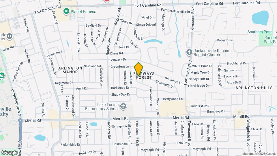 3219 Fruitwood Ln Map and Location Details