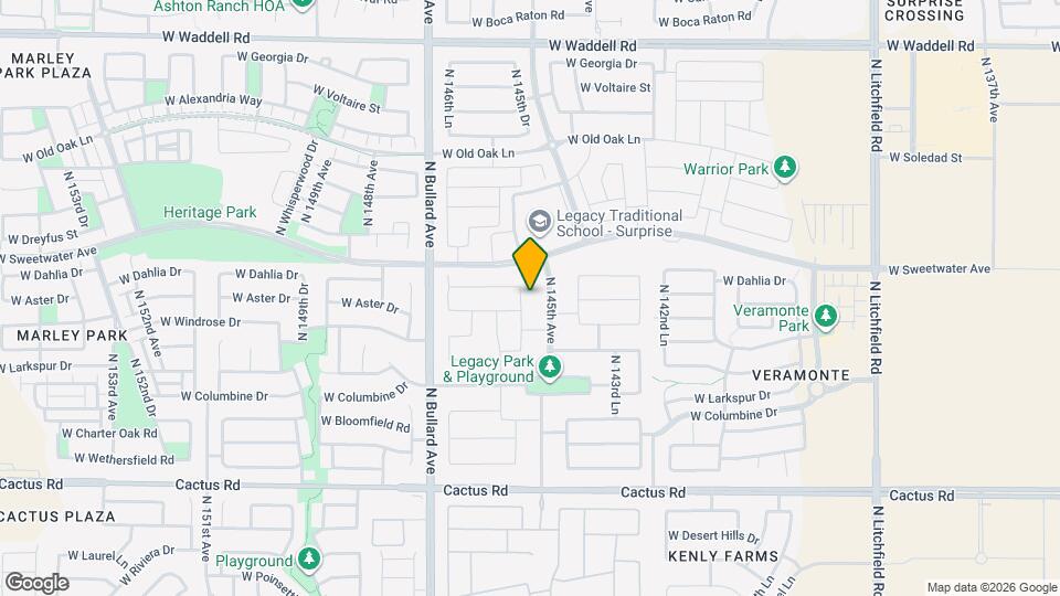 12881 N 145th Dr Map and Location Details