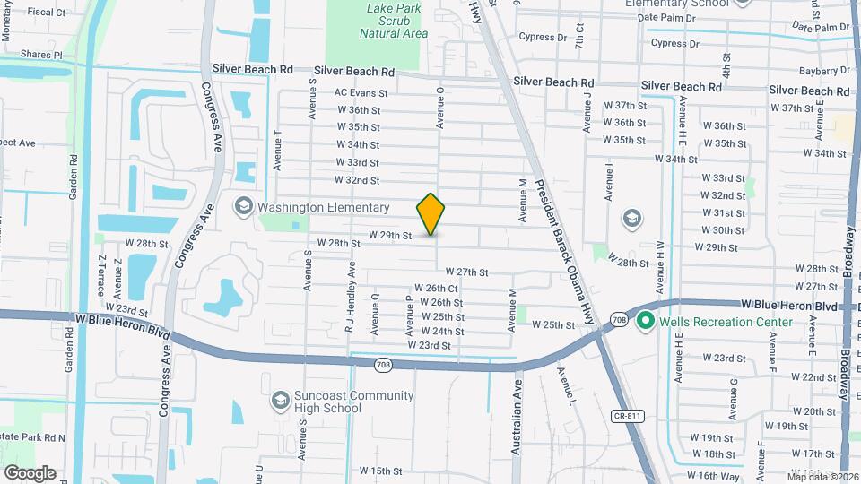 1310 W 28th St Map and Location Details