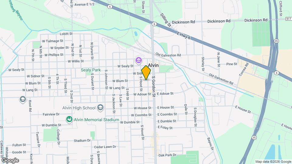 302 S Hardie St Map and Location Details