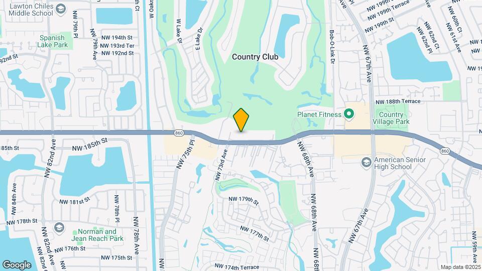6995 NW 186th St, Unit #E211-1 Mapa y Detalles de la Ubicación