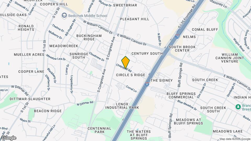 305-401 Chaparral Rd Map and Location Details
