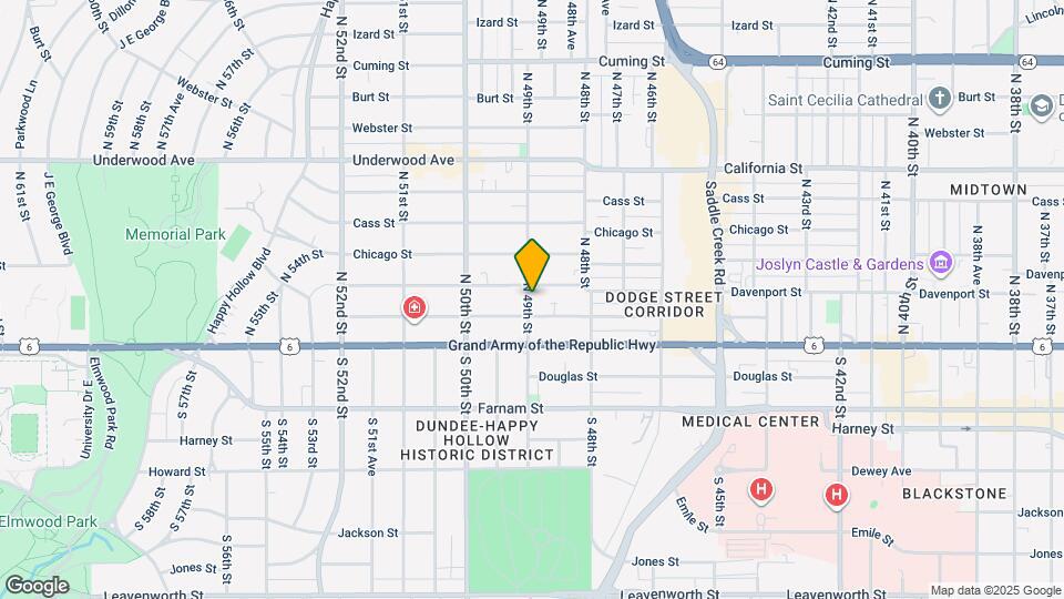 215-225 N 49th St Mapa y Detalles de la Ubicación