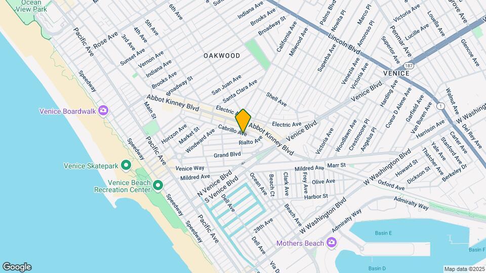 1548 Cabrillo Ave Map and Location Details