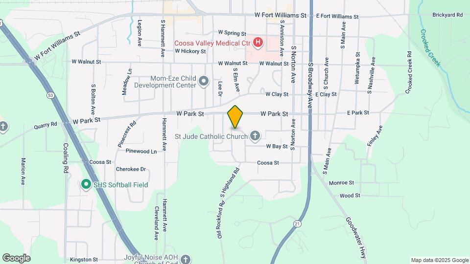 603 Darby Ave Map and Location Details