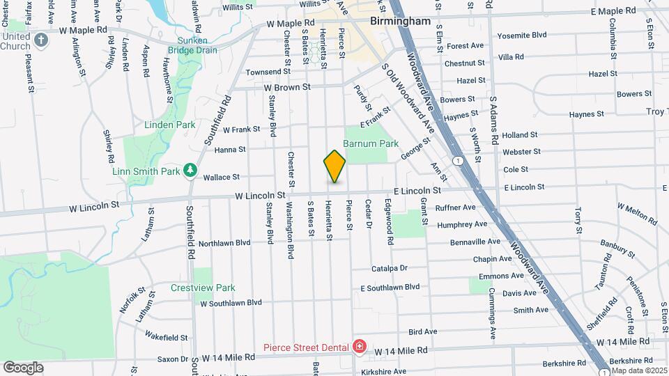 166 W Lincoln St, Unit 1W (Unit 1) Mapa y Detalles de la Ubicación
