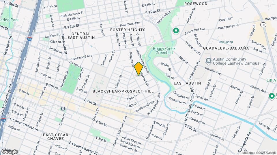 2406 E 11th St Map and Location Details