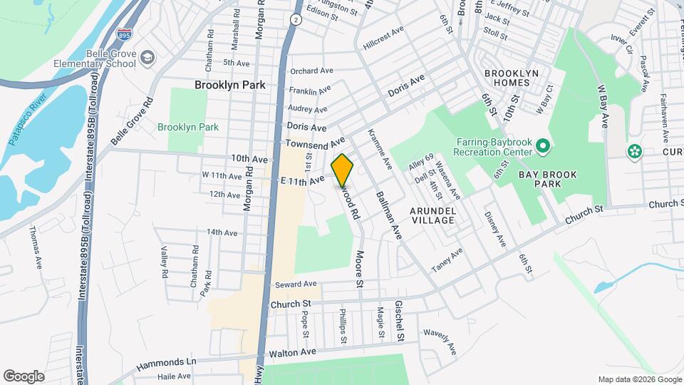 5104 Brookwood Rd Mapa y Detalles de la Ubicación